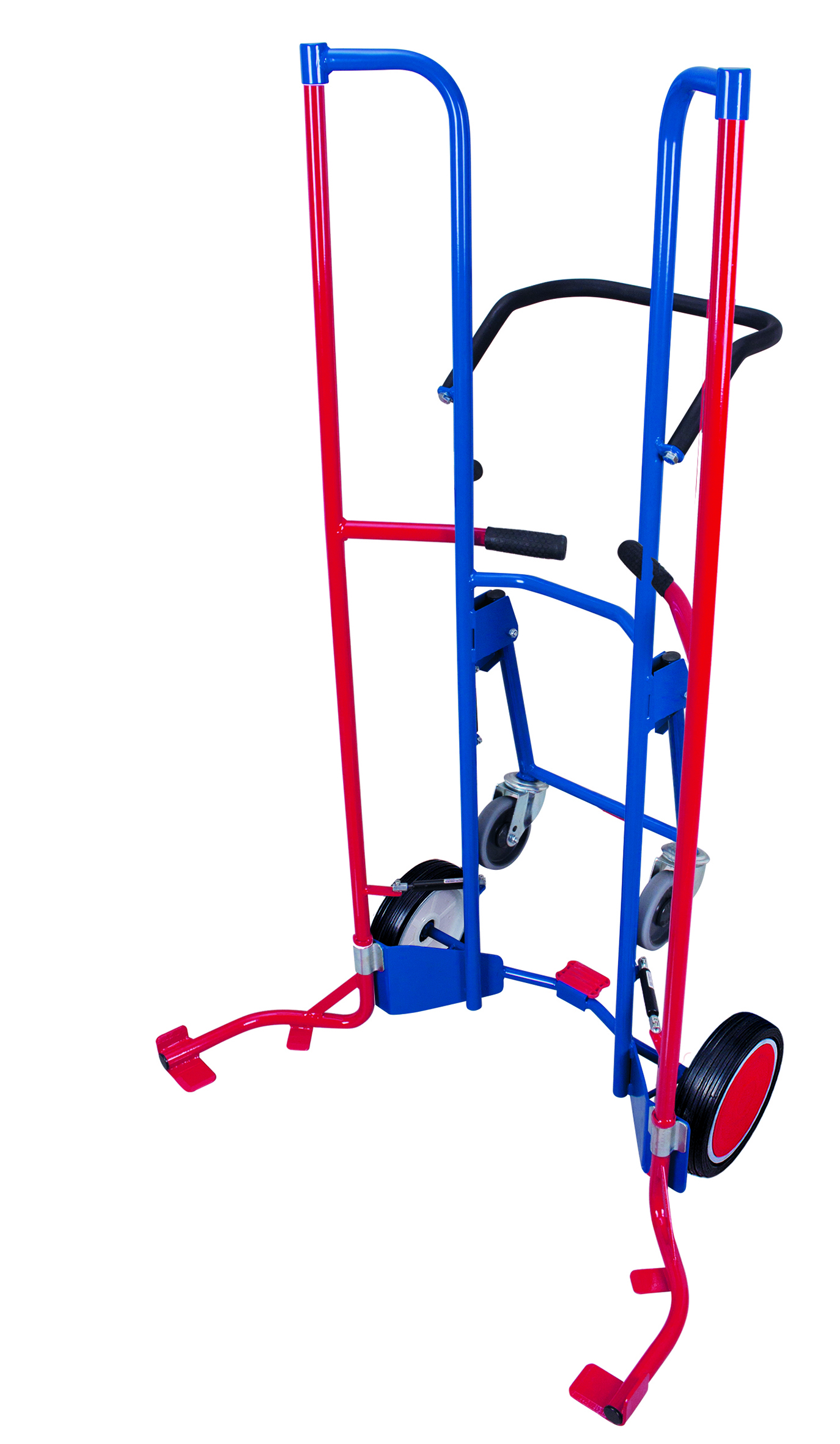 Diable porte-pneus avec 2 roues de support