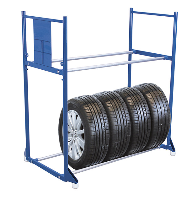 Rack à pneus avec 2 étages Rack à pneus avec 2 étages