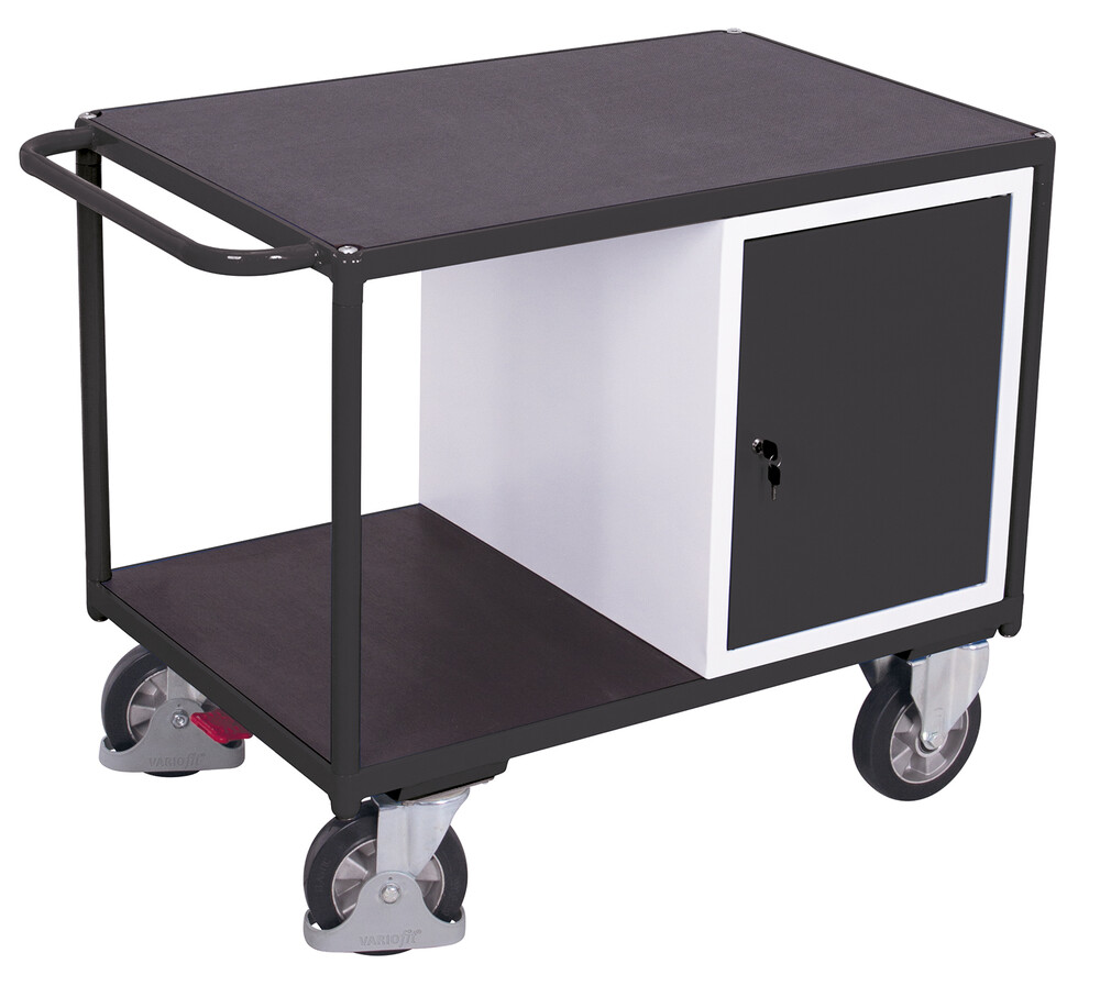 Établi mobile pour charges lourdes avec 2 plateaux Établi mobile pour charges lourdes avec 2 plateaux