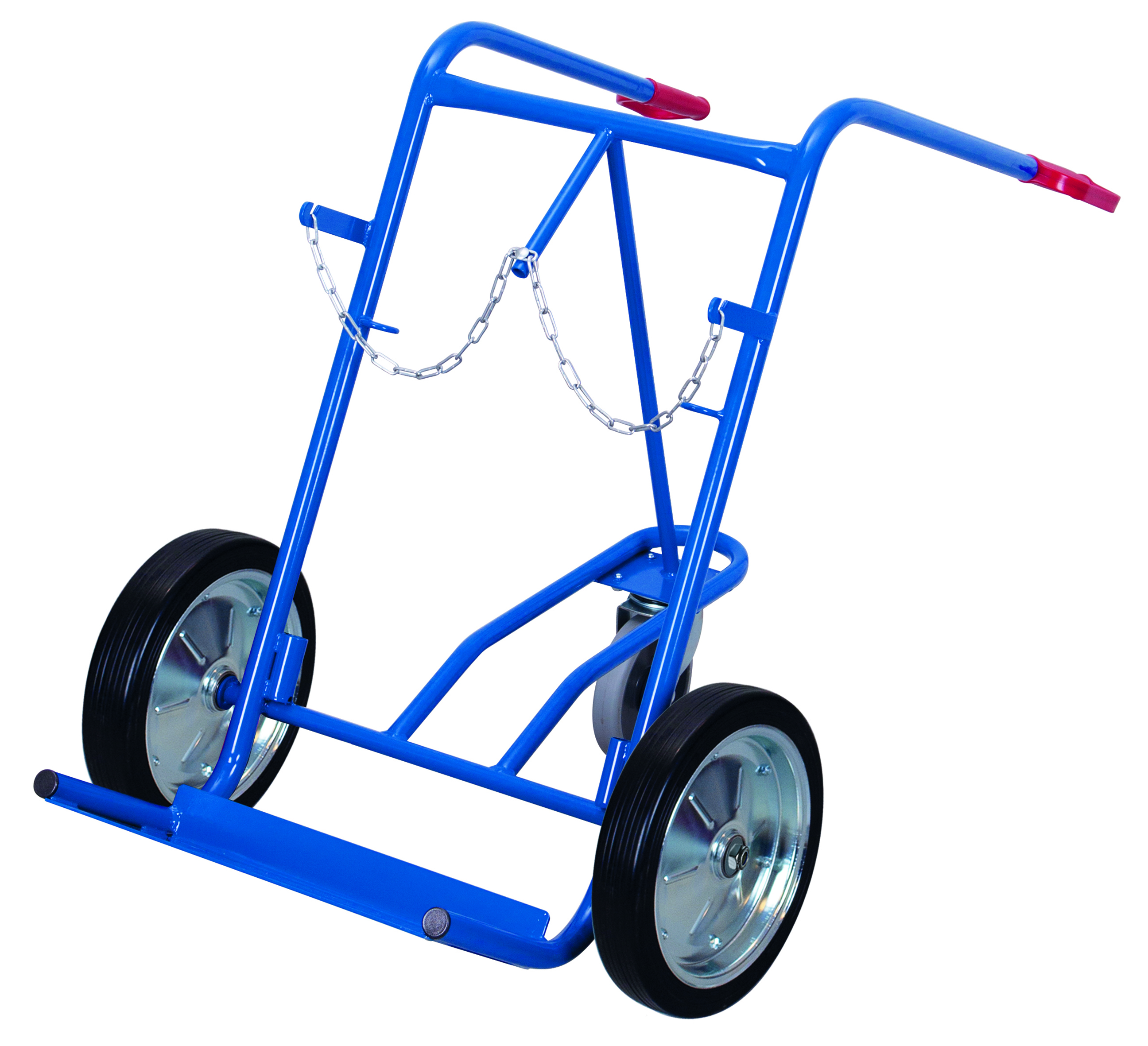 Diable porte-bouteilles pour 2 bouteilles de cap. 40 - 50 Ltr.