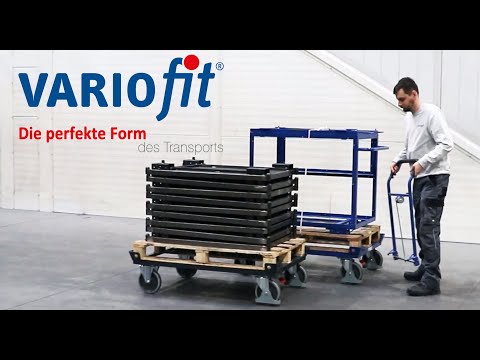 Barre de poussée mobile à chaîne d'attache pour chariot porte-palettes