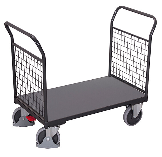 Double-end trolley with mesh