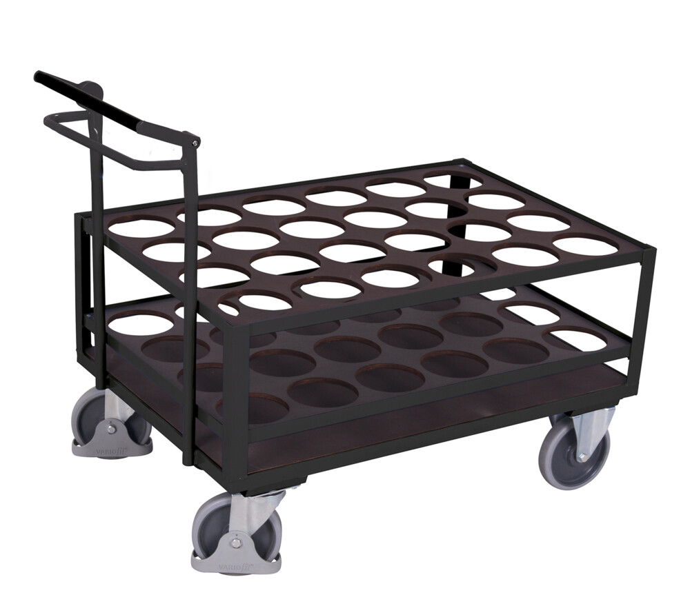 Stahlflaschenwagen mit Totmannbremse Stahlflaschenwagen mit Totmannbremse