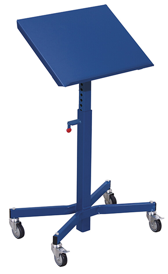 Material stand, one-sided tiltable