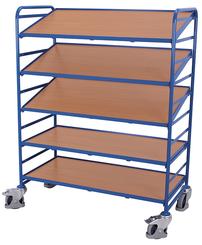 Eurokastenwagen mit 5 Holzböden Eurokastenwagen mit 5 Holzböden