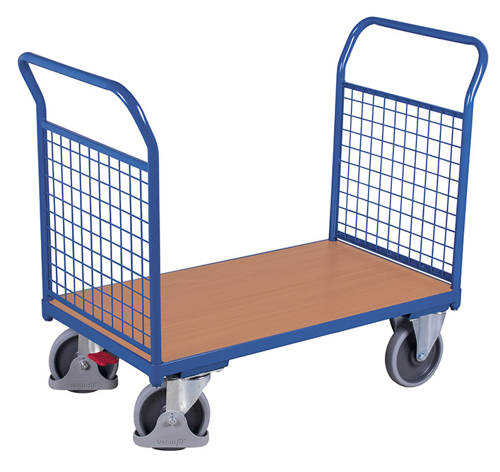 Double-end trolley with mesh