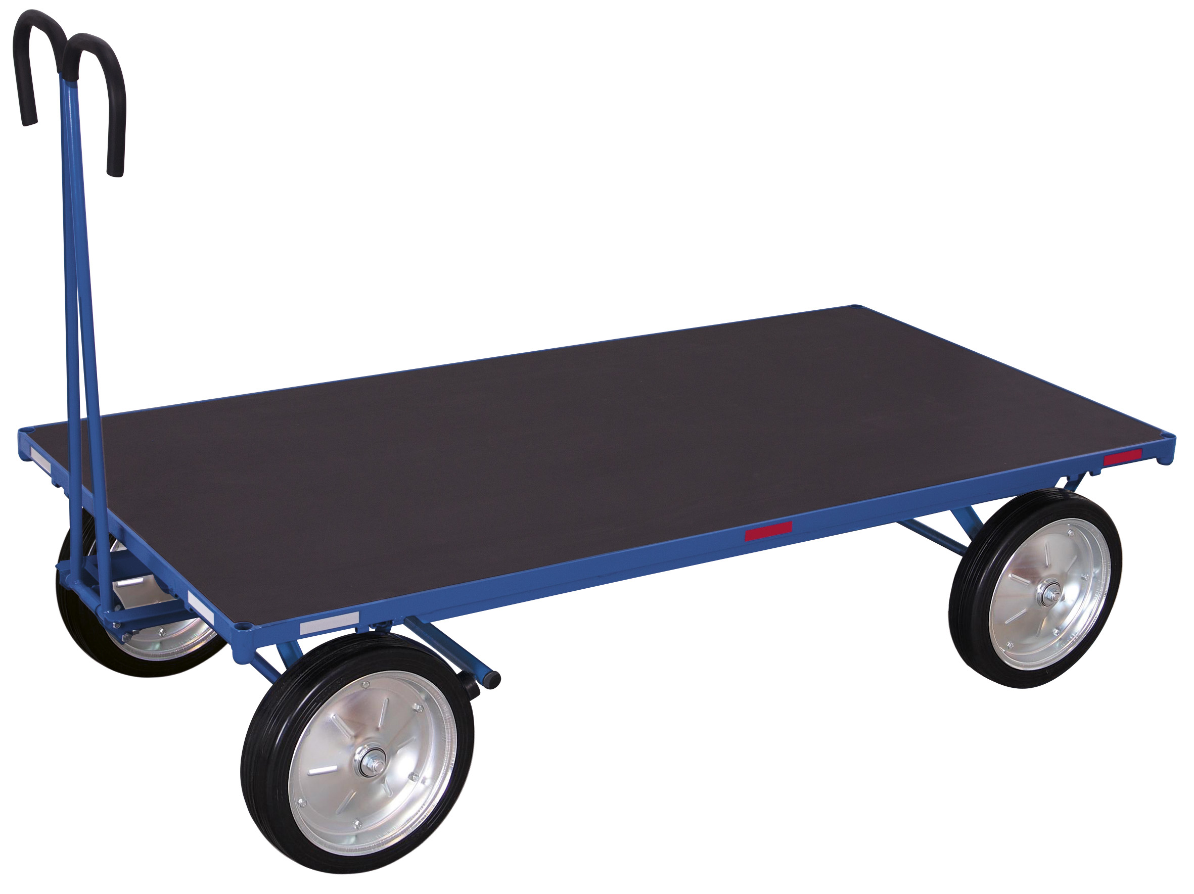 Hand platform trolley without side walls