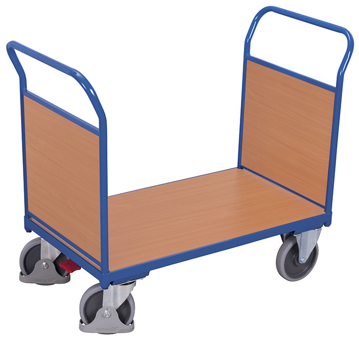 Doppel-Stirnwandwagen mit Holz Doppel-Stirnwandwagen mit Holz