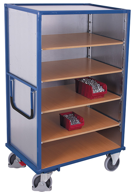 Shelf trolley fixed welded