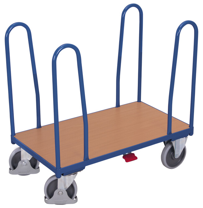 Side-frame trolley with 4 tubular side frames Side-frame trolley with 4 tubular side frames