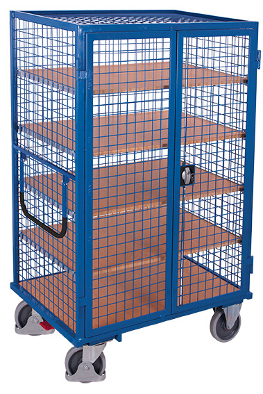 Shelf trolley fixed welded