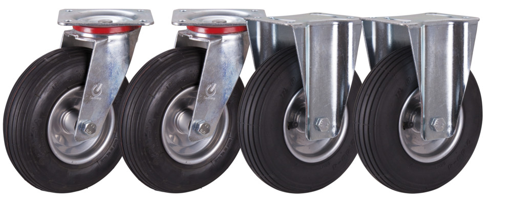 Pneumatic wheelsset