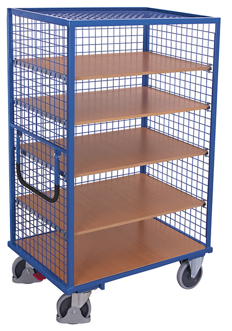 Shelf trolley fixed welded