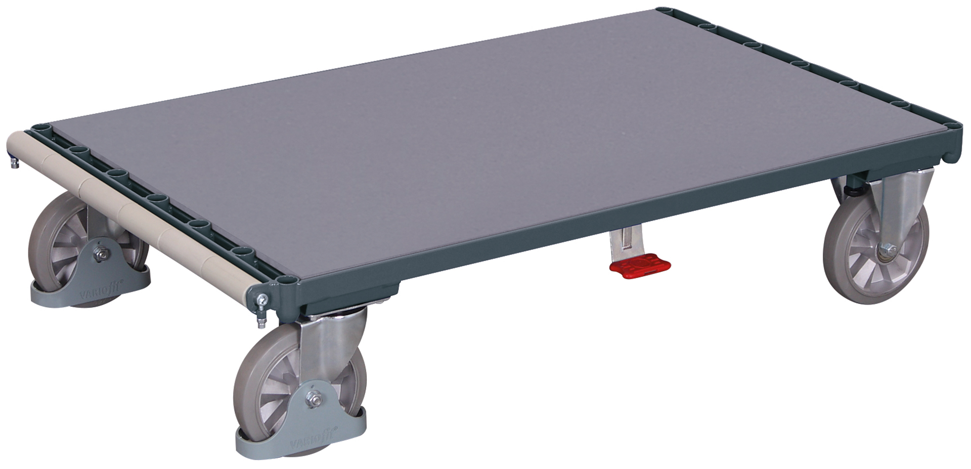 Sheet-material trolley (without tubular support)