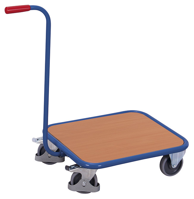 Push-handle dolly with board