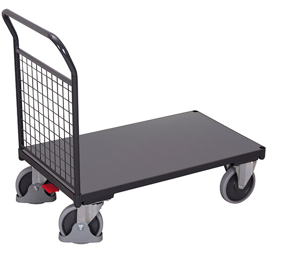 Single-end trolley with mesh